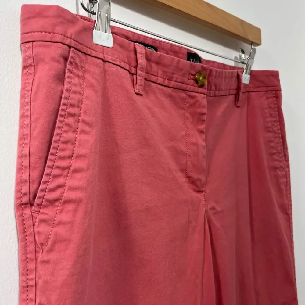 Talbots Relaxed Chino Elevated Coral Casual Colorful Summer Dress Pant [size 10] - Picture 5 of 10